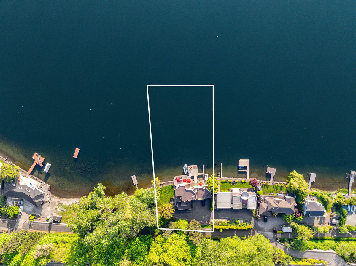 The dock from above